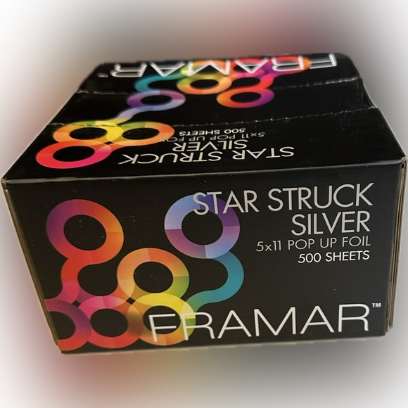 FRAMAR STAR STRUCK SILVER POP UP HAIR FOIL HIGHLIGHTS LOWLIGHTS BAYLAYAGE 5”x11” - Picture 2 of 5
